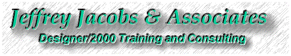 Jeffrey Jacobs & Associates Designer/2000 Training & Consulting